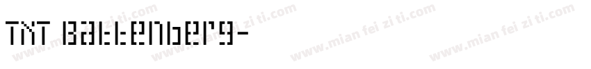TNT Battenberg字体转换
